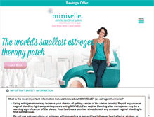 Tablet Screenshot of minivelle.com